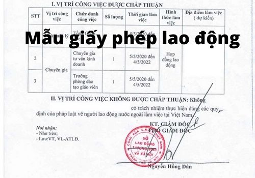 Giay phep work permit cho nguoi nuoc ngoai